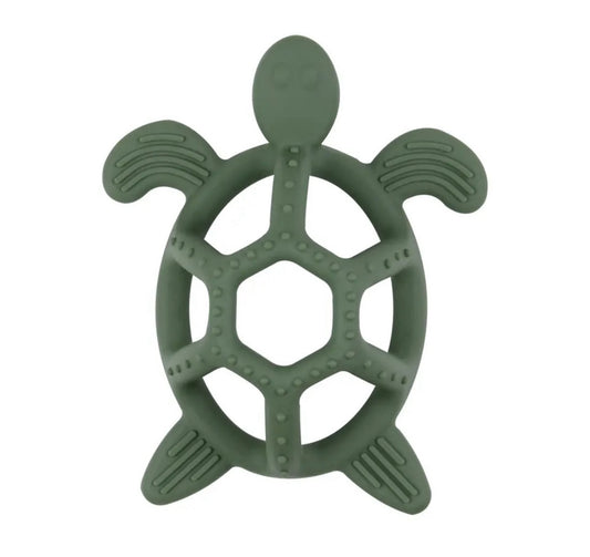 Turtle Teether - Olive